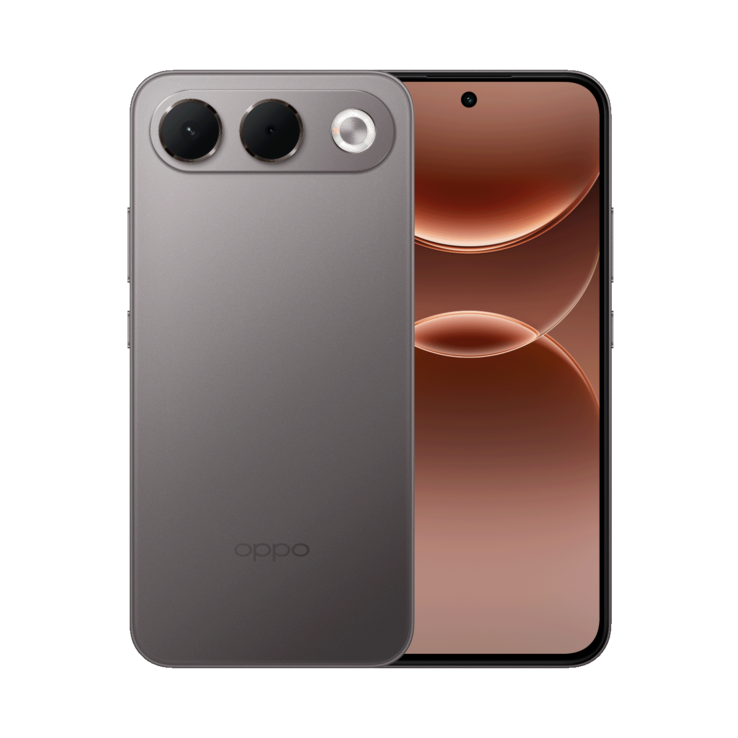 اوپو A7 Pro در رنگ تیتانیوم براق.
